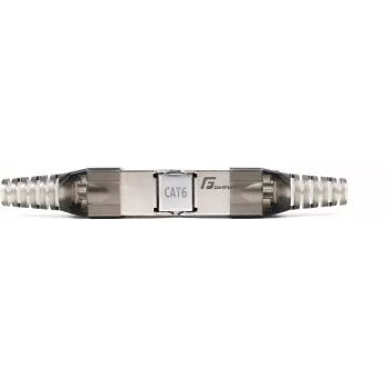 GETFORT 58459 Cat.6 UTP Tool-less RJ45 Keystone Jack, baltas