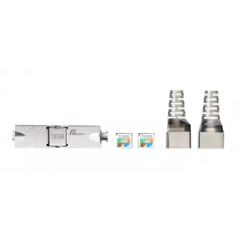 GETFORT 58460 CAT.6A be įrankių ekranuotas RJ45 keystone lizdo modulis
