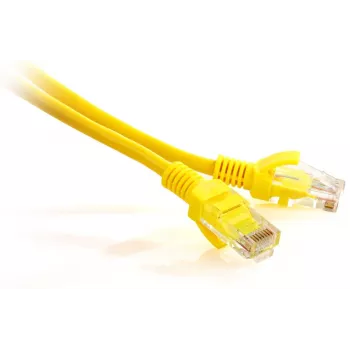 GETFORT Cat.5e UTP Patch Cable 0.25m Geltonas