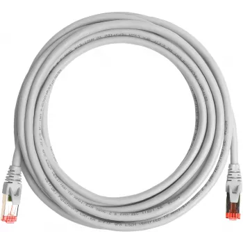 GETFORT Cat.6A S/FTP LSOH Ethernet Patch laidas 5m pilkas