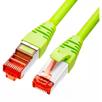 GETFORT Cat.6A S/FTP LSOH pataisos kabelis 1m žalias