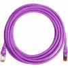 GETFORT Cat.6A S/FTP LSOH Pataisos kabelis 5m Violetinė