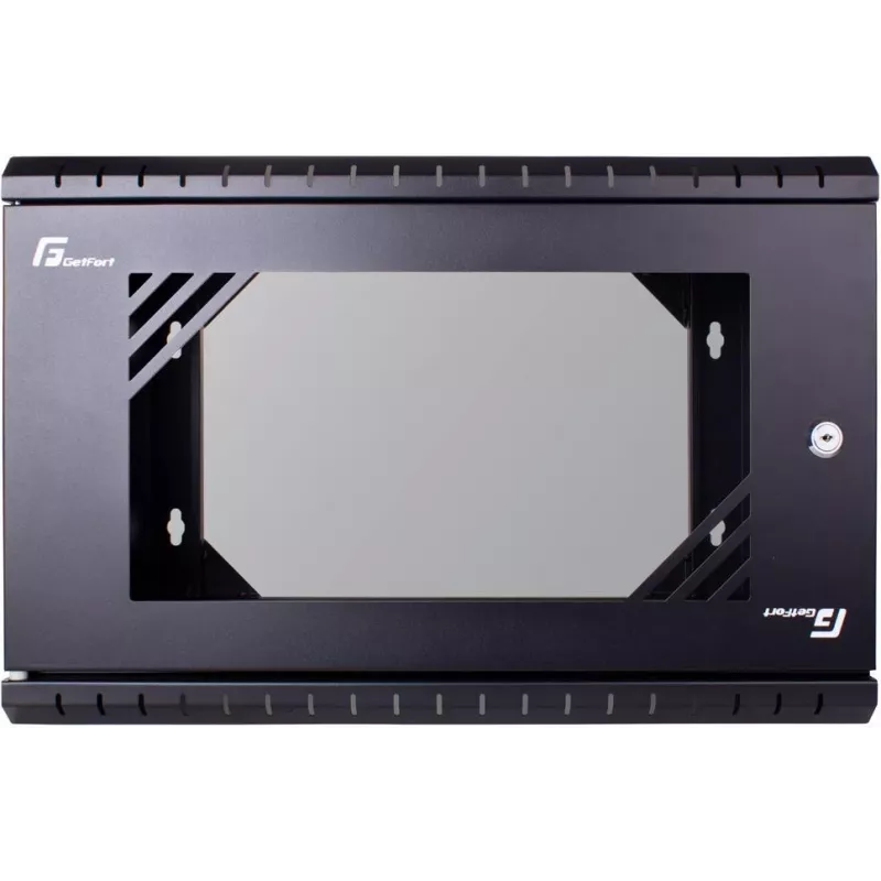 GETFORT ECO v3 19 inch 6U sieninis tinklo spintelis, 520x340 mm, juodas (WGF064-53E-WGBv3)
