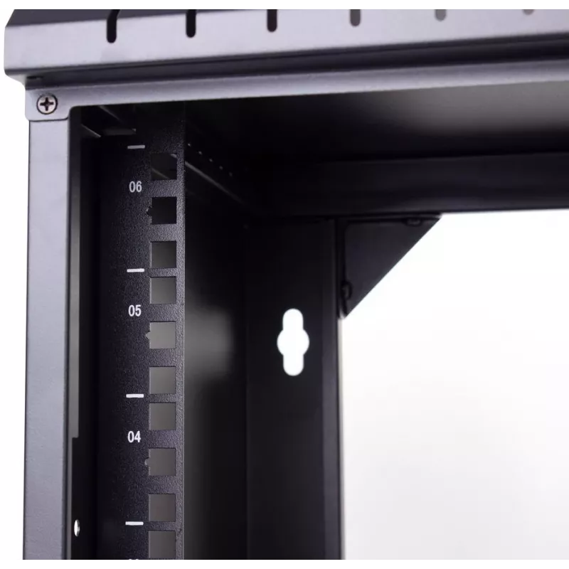 GETFORT ECO v3 19 inch 6U sieninis tinklo spintelis, 520x340 mm, juodas (WGF064-53E-WGBv3)