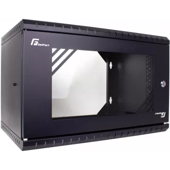 GETFORT ECO v3 19 inch 6U sieninis tinklo spintelis, 520x340 mm, juodas (WGF064-53E-WGBv3)