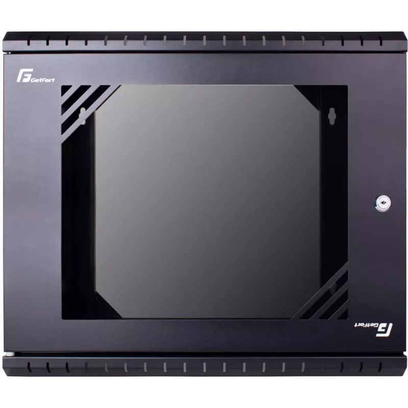 GETFORT ECO v3 Sieninis 19 colių 9U spintos stovas 520x340 mm juodas - WGF09-53E-WGBv3