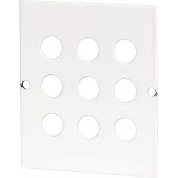 GETFORT F-Type Patch Panelė 16-Portų 19-Colių 1U Rack Mount Juoda