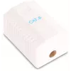 GETFORT GF-1G6FTP Ekranuotas paviršinio montavimo RJ45 lizdas Cat.6, 1 prievadas, baltas