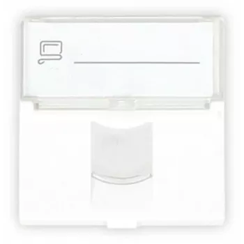 GETFORT GF-2MOD-1G 2 modulių RJ45 duomenų modulis 45x45mm Cat.6 UTP baltas