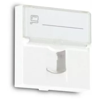 GETFORT GF-2MOD-1G 2 modulių RJ45 duomenų modulis 45x45mm Cat.6 UTP baltas