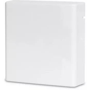 GETFORT GF-FO2P FTTH optinės skaidulos abonento išvadas su SC/APC ir LC/APC adapteriais, 2 prievadų sieninė dėžutė, vienmodė, balta