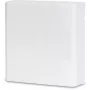 GETFORT GF-FO2P FTTH optinės skaidulos abonento išvadas su SC/APC ir LC/APC adapteriais, 2 prievadų sieninė dėžutė, vienmodė, balta