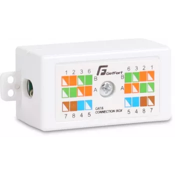 GETFORT GF-LP-6UTP Cat.6 UTP Tiesinis Jungtis, Krone Tipo, Balta