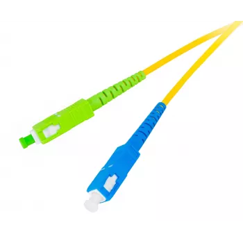 GETFORT GF-SUSAS5 vienmodis šviesolaidinis šuoras SC/UPC – SC/APC, simplex, 5 m, LSZH, geltonas