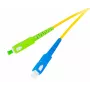 GETFORT GF-SUSAS5 vienmodis šviesolaidinis šuoras SC/UPC – SC/APC, simplex, 5 m, LSZH, geltonas