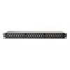 GETFORT PGF-6FTP24-B6 Patch Panel FTP Cat.6 24 prievadų 19 colių 1U juodas