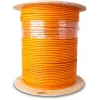 GETFORT Premium Cat.6 F/UTP LSOH Patch Laidas, 1 m, pilkas