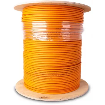 GETFORT Premium Cat.6 F/UTP LSOH Patch Laidas, 1 m, pilkas