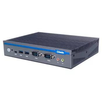 Giada DF612 beventilis mini kompiuteris, Intel Core i5-1235U, 2x DDR4 SO-DIMM, 2x 2.5GbE LAN, dvigubas COM, 4K dvigubas ekranas, aliuminio korpusas, Barebone