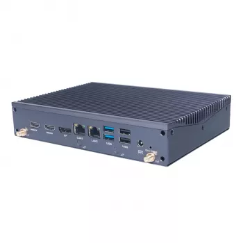 Giada DF613-I Intel Core i5-1335U bekraštis Mini PC Barebone, 4x 4K ekranas, Dual GbE, DDR5, 2x M.2, VESA laikiklis, be RAM/atminties/OS