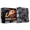 GIGABYTE A520M S2HP AM4 Micro-ATX pagrindinė plokštė, DDR4, HDMI, D-Sub, DisplayPort, M.2, Gigabit LAN