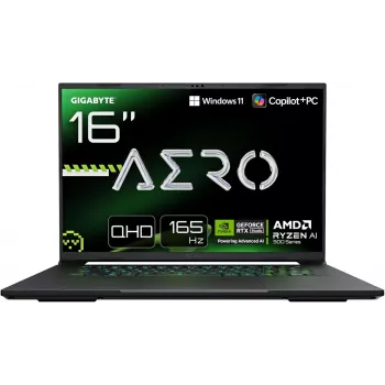 Gigabyte Aero X16 2WHA3DEC65AP 16.0 inch WQXGA Ryzen 9 32GB RAM SSD nešiojamas kompiuteris