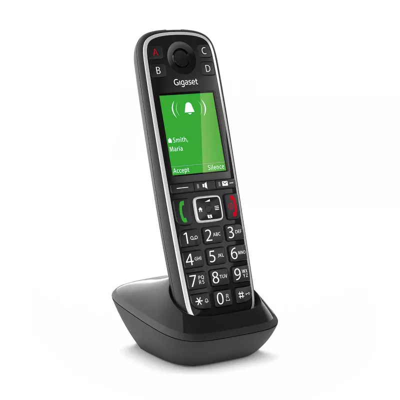 Gigaset E720HX belaidis DECT papildomas ragelis su skambučio numerio atpažinimu – antracitas