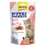GimCat Nutri Pockets su lašiša 60 g – traškūs skanėstai katėms su kreminiu lašišos įdaru