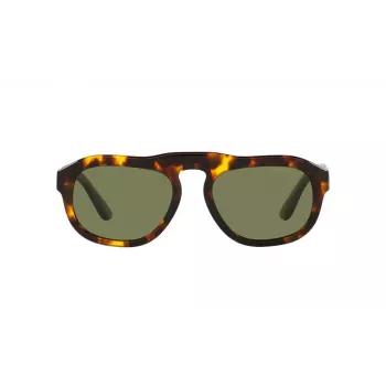 GIORGIO ARMANI AR8173-50922A Vyriški kvadratiniai akiniai nuo saulės, matinė juoda, pilki gradientiniai stiklai, 52 mm