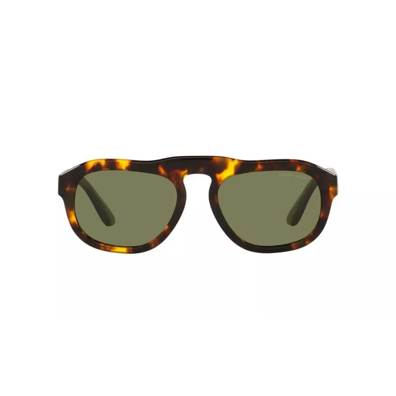 GIORGIO ARMANI AR8173-50922A Vyriški kvadratiniai akiniai nuo saulės, matinė juoda, pilki gradientiniai stiklai, 52 mm