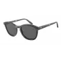 Giorgio Armani vyriški akiniai nuo saulės AR8170-5964B1 Havana acetatiniai kvadratiniai su mėlynais gradientiniais lęšiais