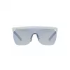 Giorgio Armani vyriški akiniai nuo saulės AR8169-5344D6 Square Frame Transparent Grey Dark Grey UV400