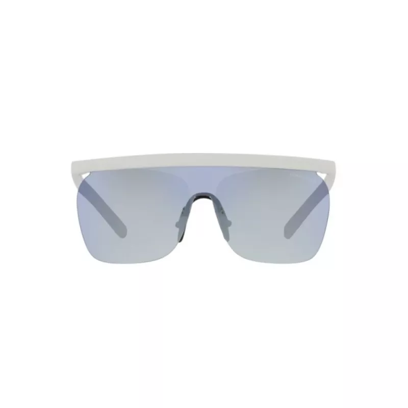 Giorgio Armani vyriški akiniai nuo saulės AR8169-5344D6 Square Frame Transparent Grey Dark Grey UV400