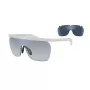 Giorgio Armani vyriški akiniai nuo saulės AR8169-5344D6 Square Frame Transparent Grey Dark Grey UV400