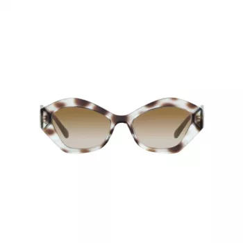 Giorgio Armani Women's AR8144-588113 Havana Acetate Akiniai – kvadratinis rėmelis, rudi gradientiniai lęšiai, UV400