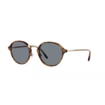 GIORGIO ARMANI Moteriški drugelio formos akiniai nuo saulės AR8139-5762R5 Havana Brown Gradient 51mm