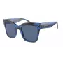 GIORGIO ARMANI Moteriški Akiniai Nuo Saulės AR8175-595380 Havana Acetate Butterfly Cat-Eye 54/20/140 mm