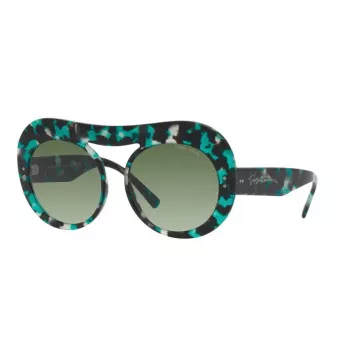 GIORGIO ARMANI Moteriški Akiniai nuo Saulės AR8178-56558E Cat Eye Havana Rudi Gradientiniai 56/16/140 mm