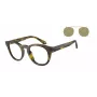 GIORGIO ARMANI Moteriški Akiniai nuo Saulės AR8190U59871W – Stačiakampis Acetato Rėmas, Pilki Lęšiai, 50/19/140 mm