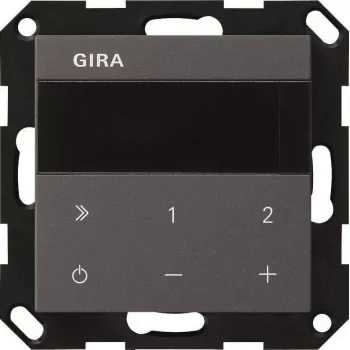 GIRA 232028 UP-Radio IP System 55 anteninė radija, antracito spalvos