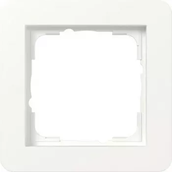 Gira E2 1 vietos rėmelis, Pure White Matt 0211151