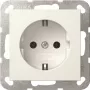 Gira System 55 SCHUKO elektros lizdas, grynas baltas, įleidžiamas, 16 A 446603