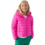 Mergaičių pūkinė striukė 4F F449 Fuchsia 158cm