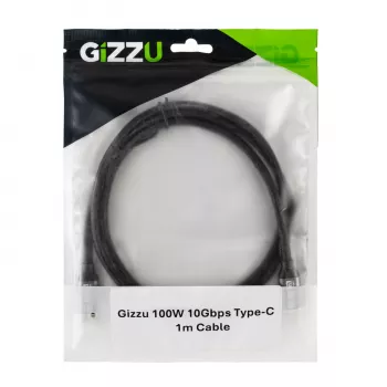 GIZZU 100W 10Gbps USB-C 2m laidas