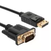 Gizzu 1080P DisplayPort į VGA laidas 1,8 m Poly