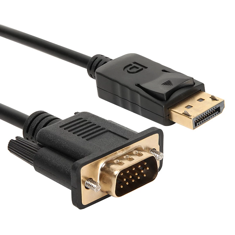 Gizzu 1080P DisplayPort į VGA laidas 1,8 m Poly