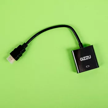 Gizzu 1080P HDMI į VGA adapteris Poly