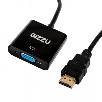 Gizzu 1080P HDMI į VGA adapteris Poly