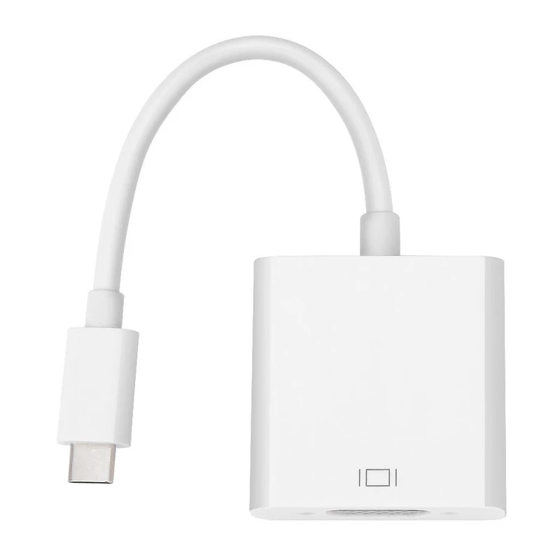 Gizzu 1080P Type-C į VGA adapteris Poly