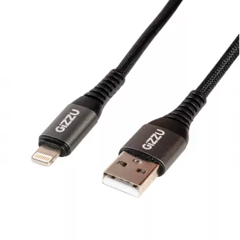 GIZZU 12W USB-A į Lightning laidas 1 m, baltas